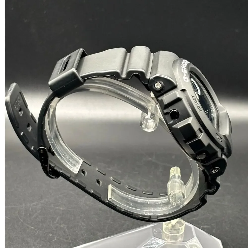 Casio G-Shock DW6900BW-1 Garish Black 200M Mens Watch Discontinued